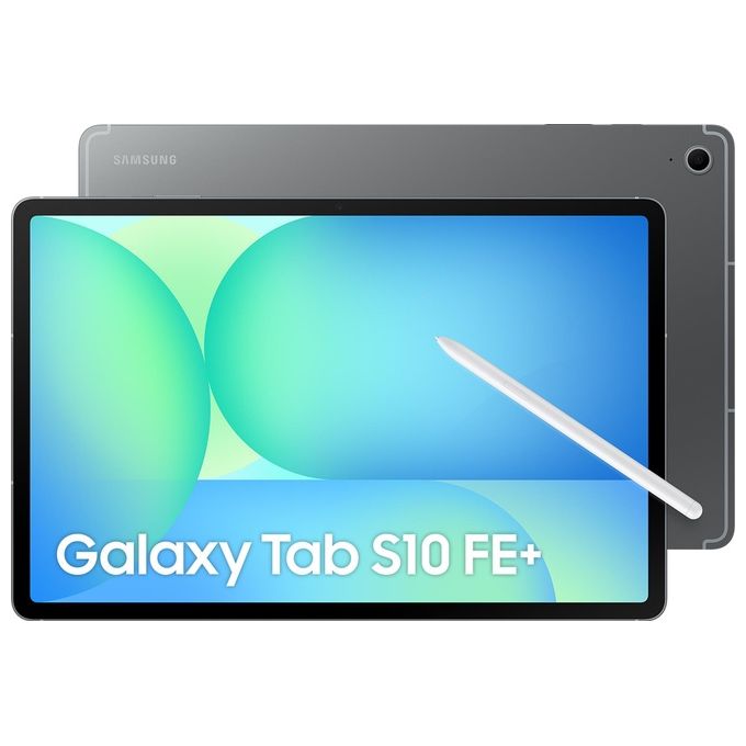 Samsung SM-X620NZAREUE Galaxy Tab S10 FE+ Tablet Android Display 13.1'' LCD WiFi RAM 8GB 128GB Batteria 10090 mAh S Pen Android 15 IP68 colore Grigio