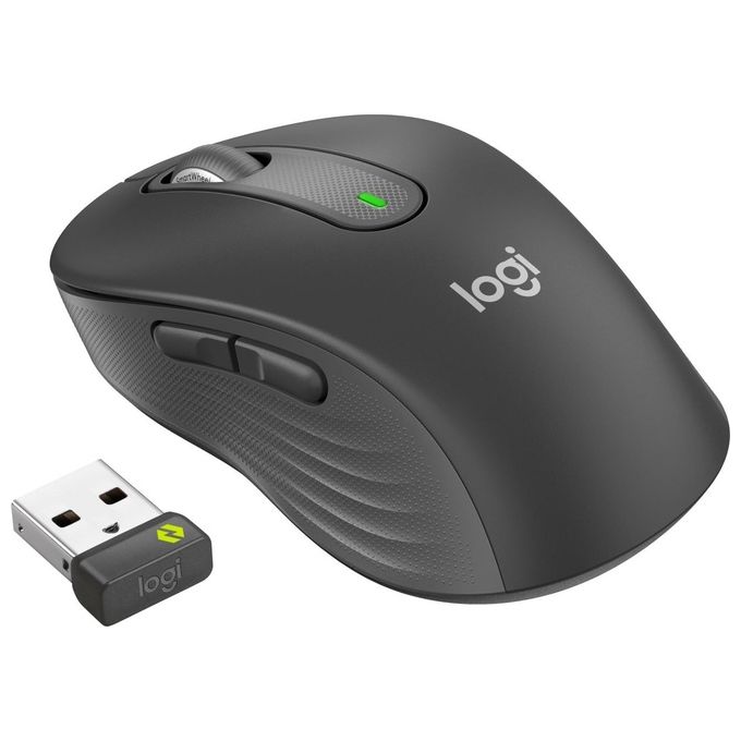 Logitech 910-006274 Signature M650 for Business Mouse Wireless 4000 DPI 5 Tasti Bluetooth Grafite