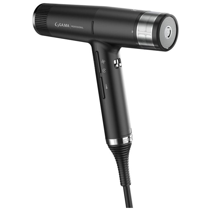 Ga.ma PH6065.BK iQ1 Perfetto Asciugacapelli 1600W Motore Brushless 110000 rpm Oxy-Active 3 velocita' 4 temperature colore Nero