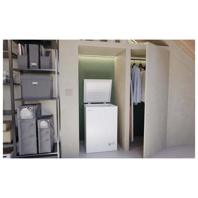 Candy CCHH 100E Congelatore a Pozzo 97 L 84,5 cm Classe E 39 dB Congelamento Rapido Statico colore Bianco