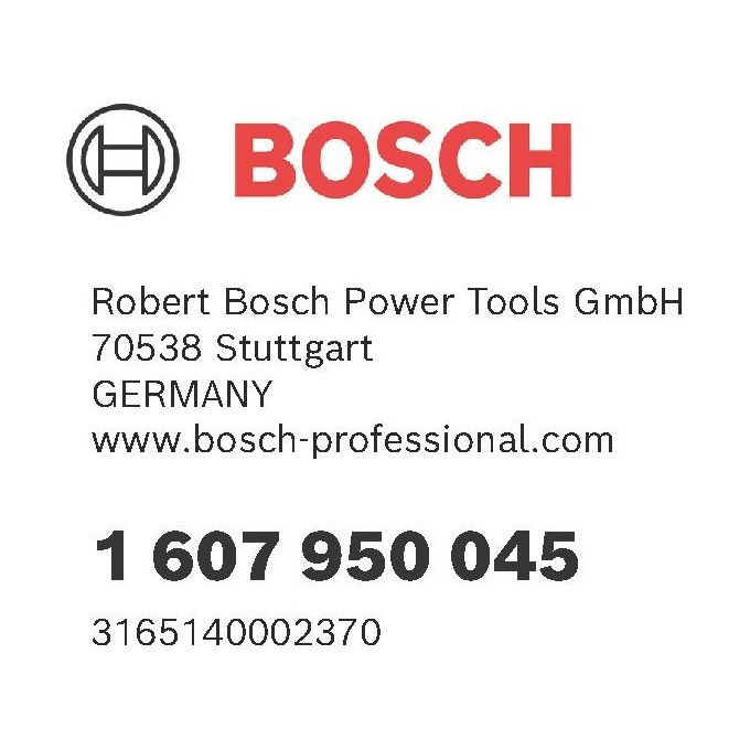 Bosch Chiave Per Mandrini A Cremagliera 110 X 40 Mm