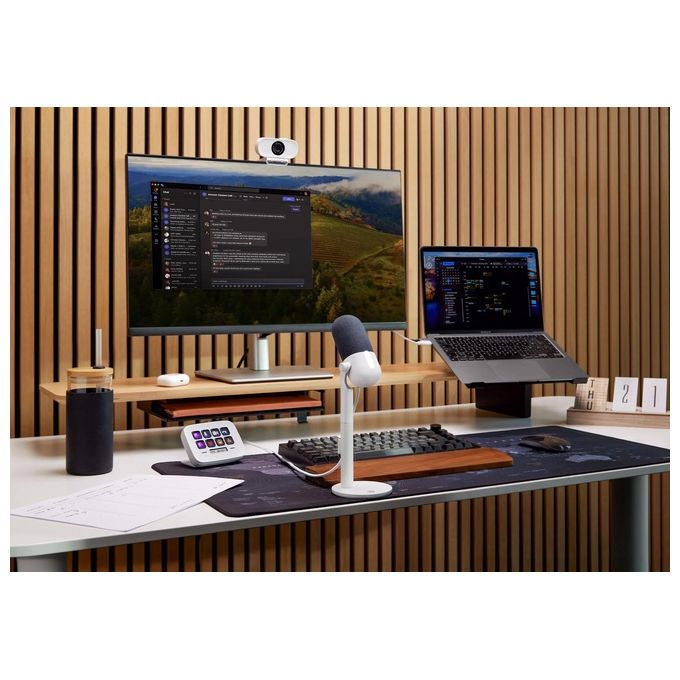 Elgato 10MAI9901 Wave Neo Microfono da tavolo USB 3.5 mm Condensatore Cardiode Bianco