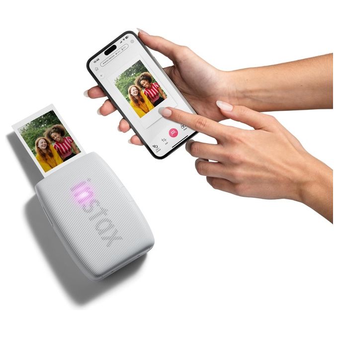 Fujifilm 16832077 Instax Mini Link 3 Stampante Fotografica Bluetooth 800x600 dpi 100 stampe per carica colore Bianco