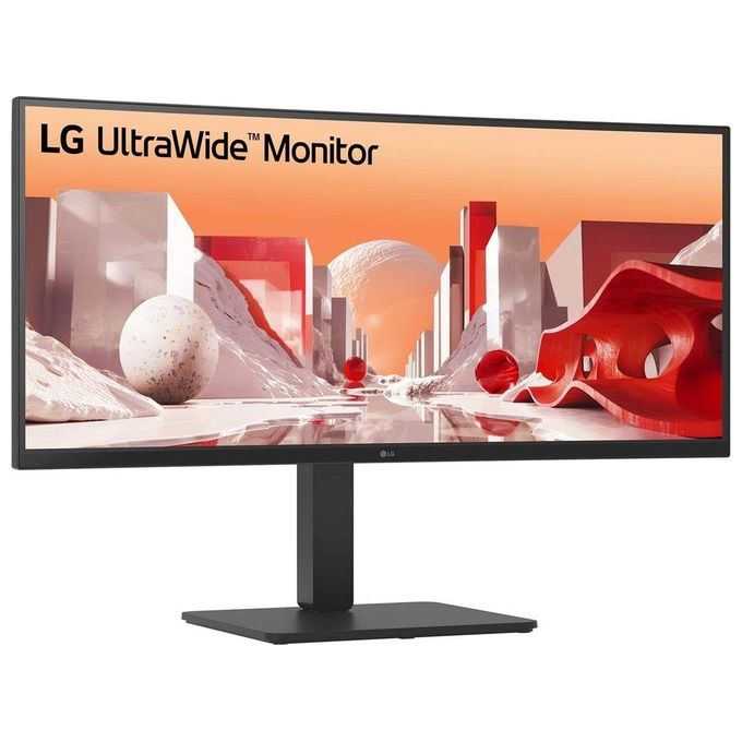 LG 34BA75QE-B Monitor PC 34'' 3440x1440 Pixel IPS LCD Curvo 21:9 HDR10 USB-C Hub 90W VESA 100x100 Altezza Regolabile colore Nero