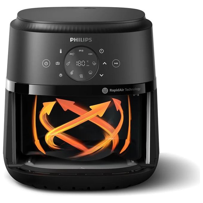 Philips NA221-00 Friggitrice ad aria 4.2 L 1500 W 13 programmi Display Touch colore Nero Argento