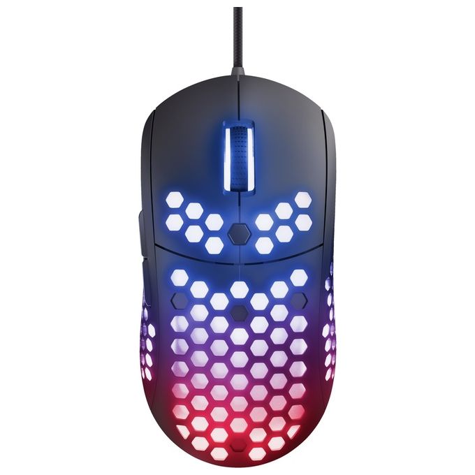 Trust GXT 960 Graphin Mouse Gaming Ottico 10000 DPI 6 Tasti RGB USB Polling Rate 1000 Hz colore Nero
