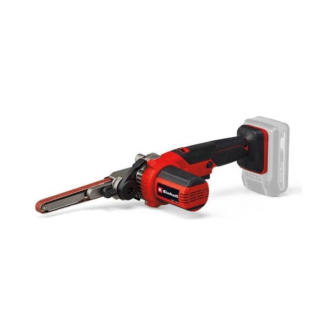 Einhell 4461000 TE-BF 18 Li-Solo Lima a nastro a batteria 18 V velocita' 250-1700 m-min con 2 bracci 9 mm e 13 mm colore Nero