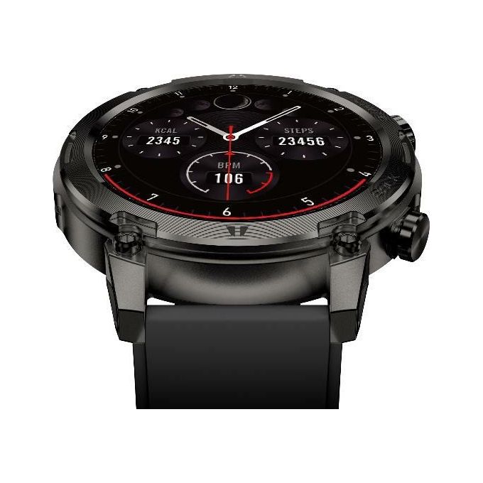 Nilox NXSWTRAILROUND Smartwatch 1.39'' 100+ Sport Cardiofrequenzimetro Ossigeno Notifiche 5 giorni autonomia colore Nero