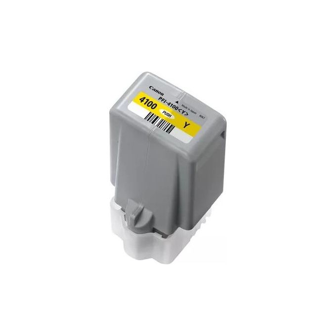 Canon PFI-4100 Y LUCIA PRO II Cartuccia d'Inchiostro Pigmento 80 ml per imagePROGRAF PRO-1100 colore Giallo