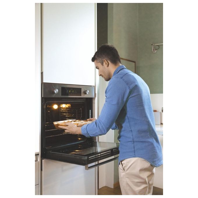 Candy FCP815X E0-E Forno Elettrico Multifunzione da Incasso Capacita' 70 Litri Classe energetica A+ 10 funzioni Wi-Fi + Bluetooth 60 cm Inox