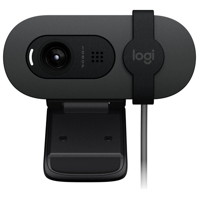 Logitech 960-001592 Brio 105 Webcam Full HD 1080p 2 MP 30fps USB Microfono Integrato colore Grafite