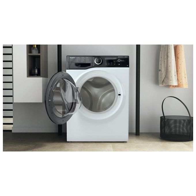 Whirlpool WSB 725 D IT Lavatrice Slim 7 Kg 1200 rpm Classe B Inverter Igiene Vapore 16 Programmi (85x59,5x43,5 cm) colore Bianco