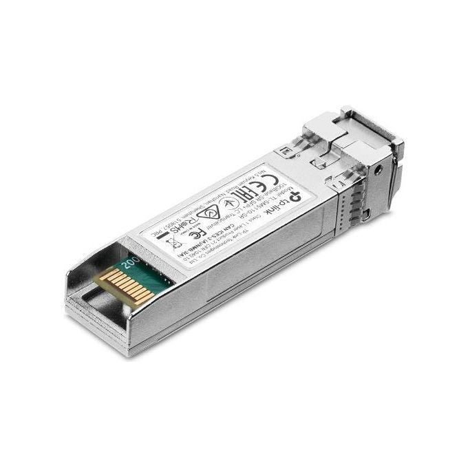 TP-Link SM6110-SR Modulo Transceiver SFP28 25G 10G Base-SR Fibra Multimodale 850 nm LC Duplex DDM Hot-Swappable compatibile SFP+ SFP28 MSA colore Nero