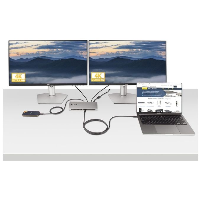 StarTech.com A40G2MB-TB4-CABLE Cavo Thunderbolt 2mt 40 Gbit-s Nero