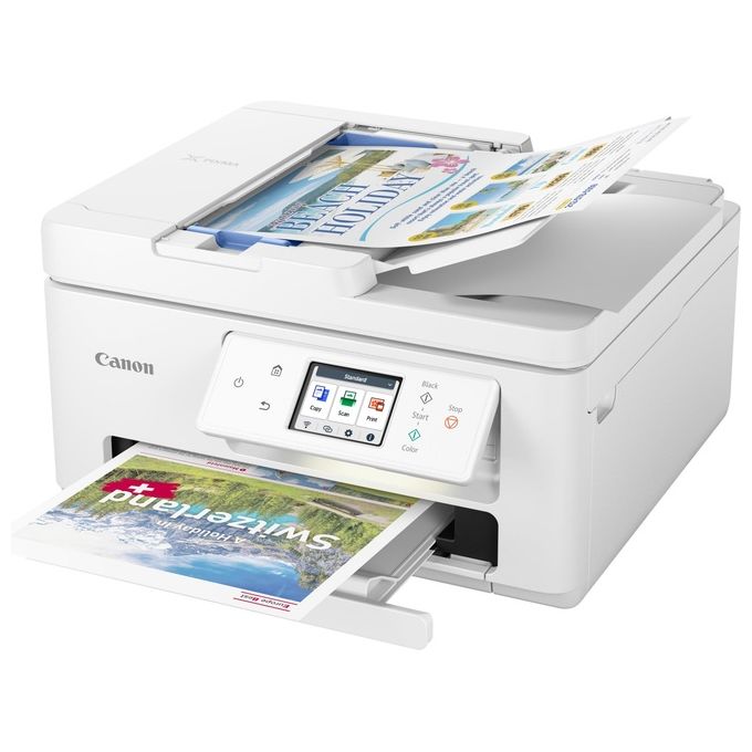 Canon TS7750i PIXMA Stampante Multifunzione Inkjet A4 1200x1200 DPI Wi-Fi AirPrint Duplex colore Bianco