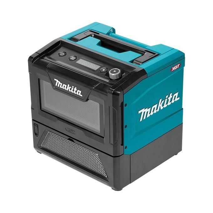 Makita MW001GZ Microonde Cordless 8 L 500 W con Display LED e Controllo Elettronico colore Nero Verde