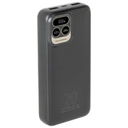 RivaCase VA2521 RivaPower Powerbank 20000 mAh con Display LCD 20W PD QC 3.0 colore Nero