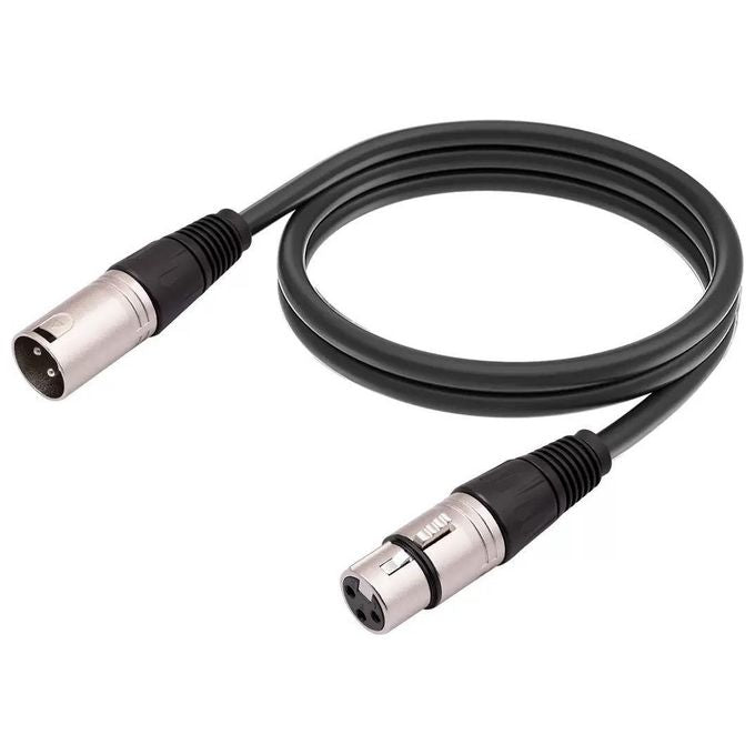 Microconnect XLRMF2 Cavo Audio 2mt Nero