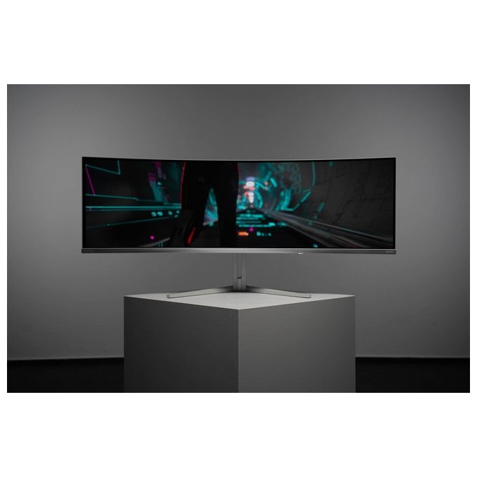 Philips 49M2C8900-00 Evnia 8000 Monitor Gaming Curvo 49'' QD-OLED Dual QHD 5120x1440 240Hz 0,03ms HDR400 Ambiglow colore Bianco