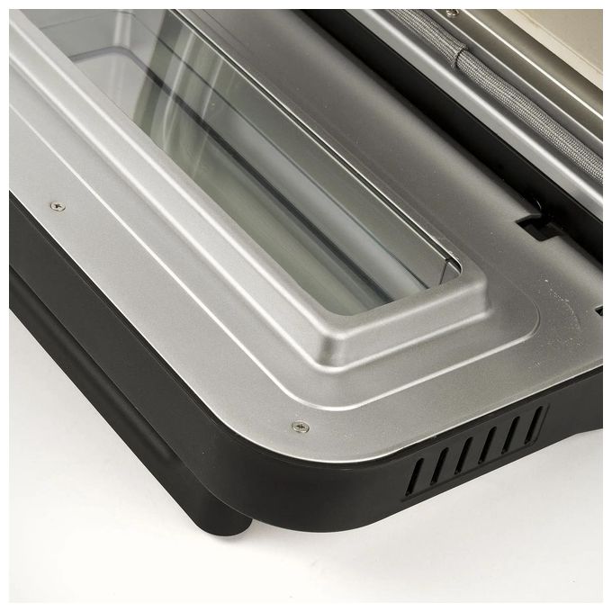 G3 Ferrari G10204 Pizza Pro 2 Minuti Forno Pizza Elettrico 1850W 450°C 6 Programmi Pietra Refrattaria 32x32 cm Pareti Fredde colore Grigio