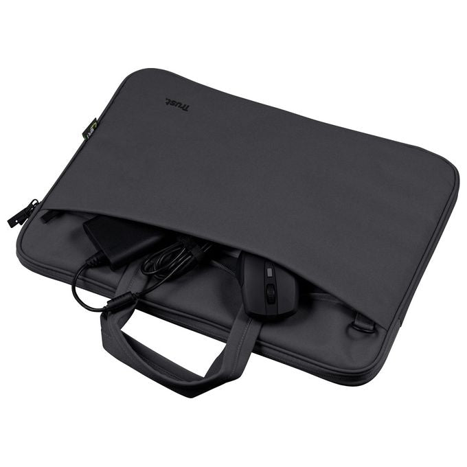 Trust Bologna Borsa per Notebook 16'' Borsa con Caricamento dall'Alto Nero