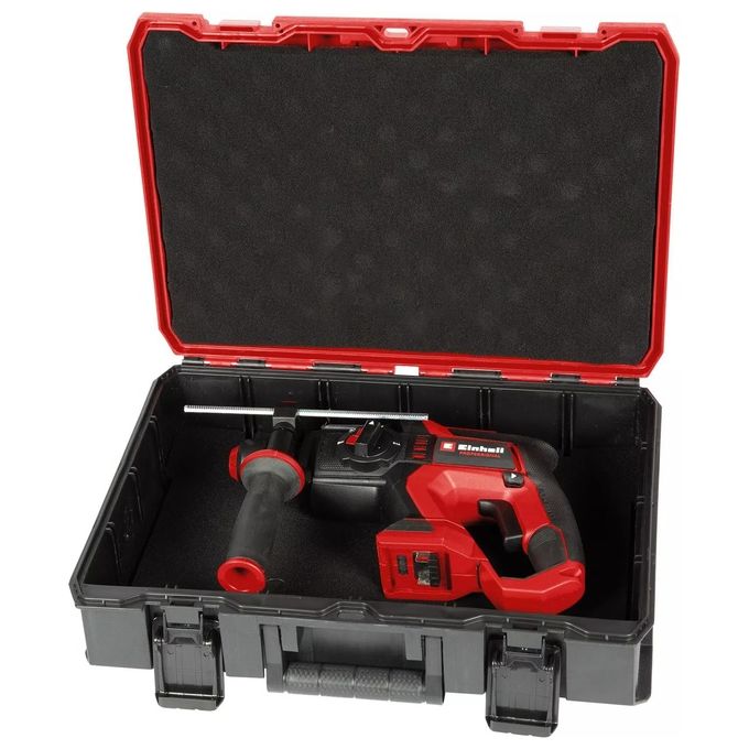 Einhell 4514277 TP-HD 18-22 D Li BL Martello Tassellatore a Batteria 18 V Motore Brushless SDS-Plus 2,3 J colore Nero Rosso