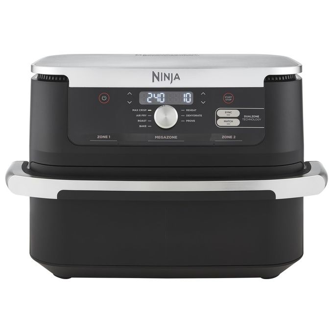 Ninja AF500EU FlexDrawer Friggitrice ad aria 10.4 L 2470 W 7 Programmi Dual Zone Touchscreen colore Nero