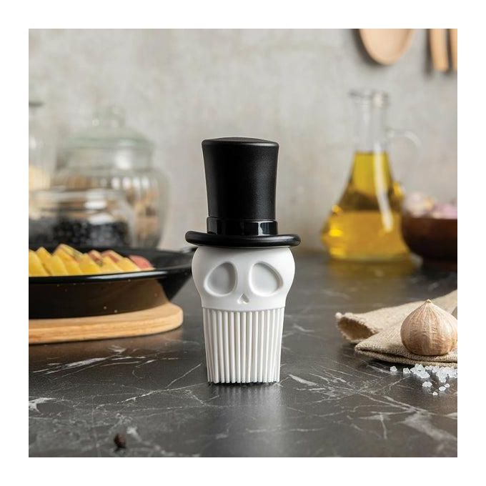 Ototo Skull Brush Pennello da Cucina Silicone