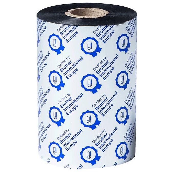 Brother BSS1D450110 Unita' di Trasferimento Nastro Standard Wax 110 mm x 450 m colore Nero