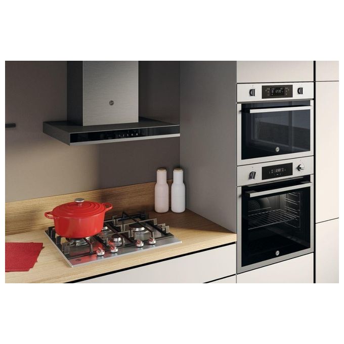 HOOVER HOC3U3178IN Forno Elettrico da Incasso Ventilato Multifunzione con Grill 70 Litri 60 cm Classe A+ Wi-Fi colore Acciaio Inox