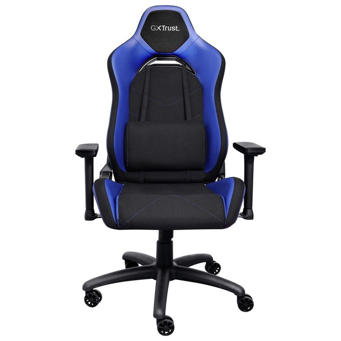 Trust 25131 GXT 714 RUYA Sedia per gaming universale Schienale e braccioli regolabili Pelle sintetica (PU) Legno FSC colore Nero Blu