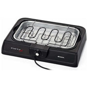 Ariete 723 Party Grill Barbecue Elettrico da Tavolo 2000W Termostato Regolabile Vassoio Raccogli Grasso colore Nero