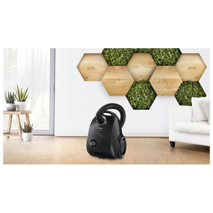 Bosch BGLS2BA1 Serie 2 Aspirapolvere a traino con sacco 3,5 L 600 W 80 dB colore Nero