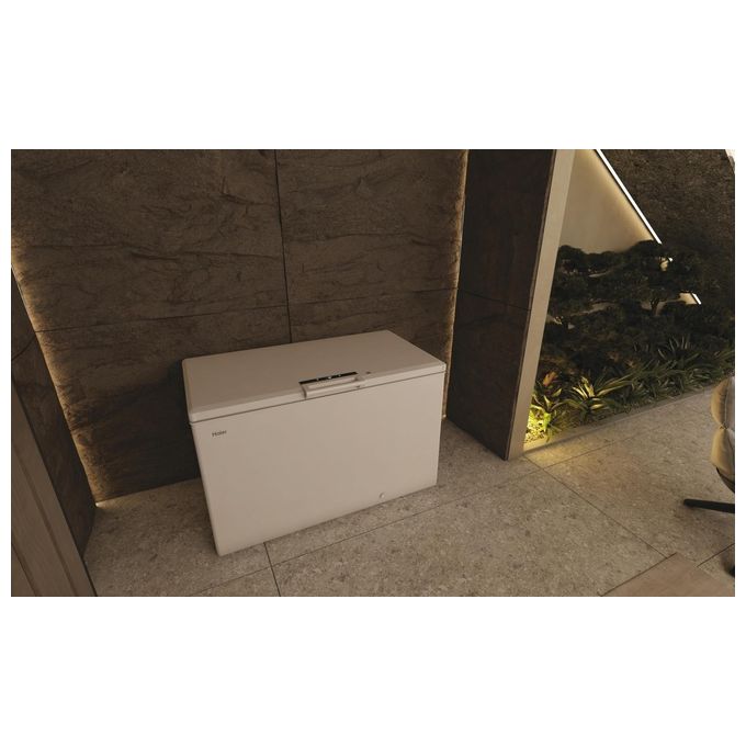 Haier HCE420D Congelatore Orizzontale 418 L 89 cm Classe D 39 dB Low Frost Congelamento Rapido colore Bianco