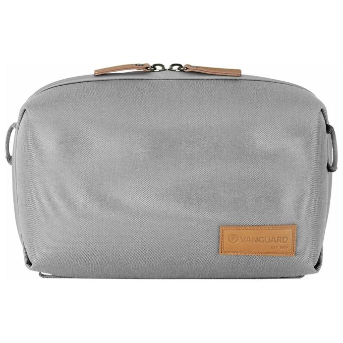Vanguard VEO CITY TP28 Veo City Tech Pouch Borsa a Tracolla 4 L Comparto Tablet 8.3'' Cinghia da Vita Regolabile Materiale Impermeabile colore Grigio