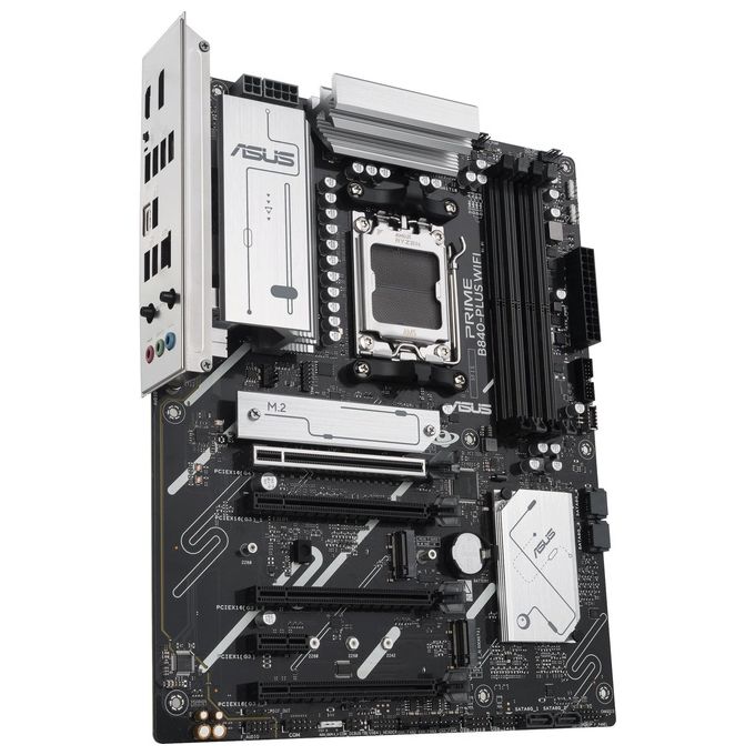 Asus PRIME B840-PLUS WIFI Scheda Madre AMD B840 Socket AM5 ATX DDR5 192 GB Wi-Fi 6E Bluetooth 5.3 3x M.2 PCIe 4.0 2.5 Gigabit Ethernet colore Nero