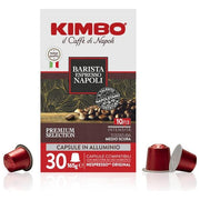 Kimbo Barista Napoli Capsule Compatibili Nespresso Alluminio 30 Pezzi