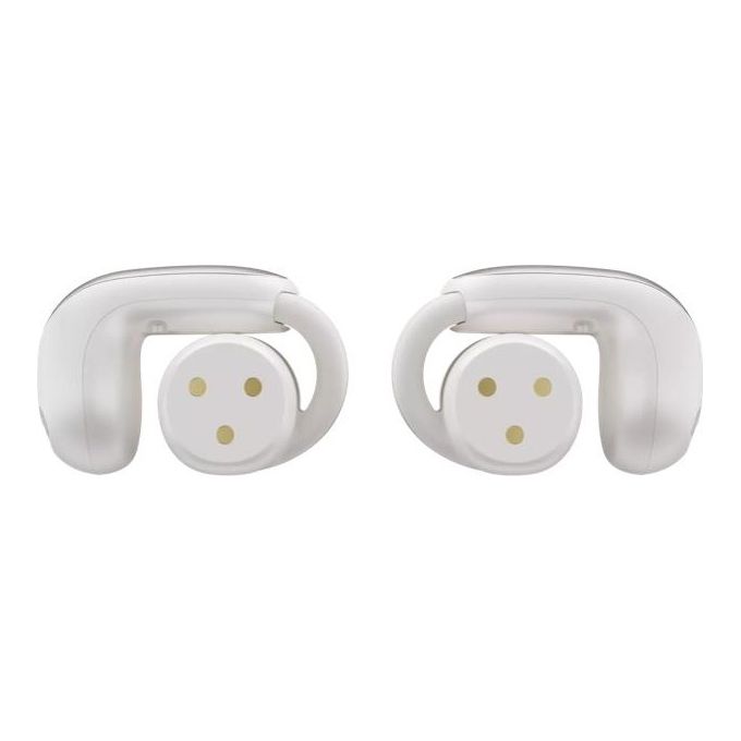 Bose 881046-0020 Ultra Open Earbuds Auricolari Wireless Bluetooth 5.3 con Tecnologia OpenAudio e Controllo Touch 4 Microfoni IPX4 Resistente a Sudore e Spruzzi Durata Batteria Fino a 7 5 Ore Ricarica Rapida colore Bianco