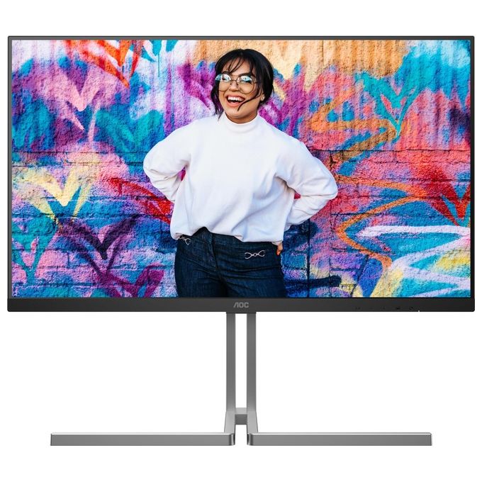 AOC U32U3CV U3 Monitor PC 31.5'' 4K UHD Nano IPS 3840x2160 4ms USB-C Hub 96W VESA Adaptive Sync colore Nero