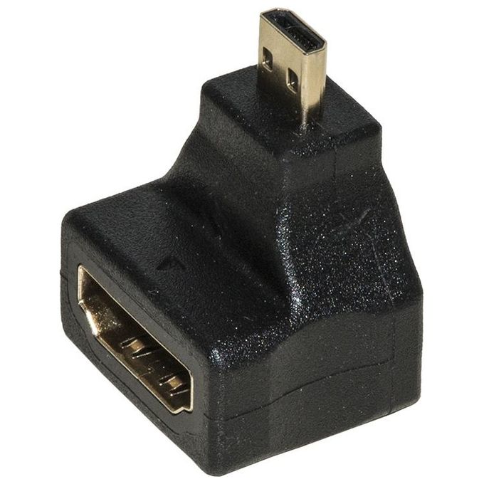 Link adattatore hdmi femmina - micro hdmi maschio 90° angolato