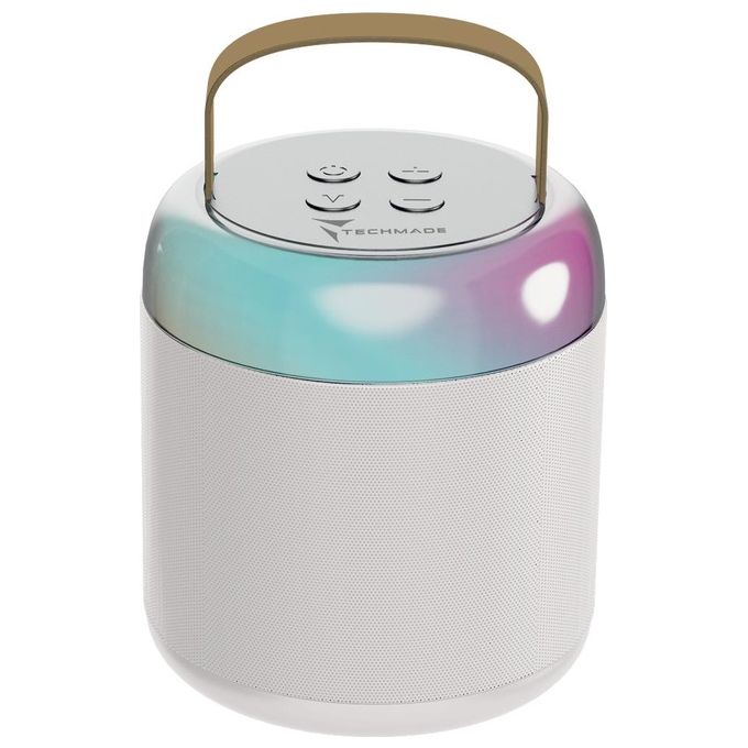 Techmade Speaker Karaoke Bianco