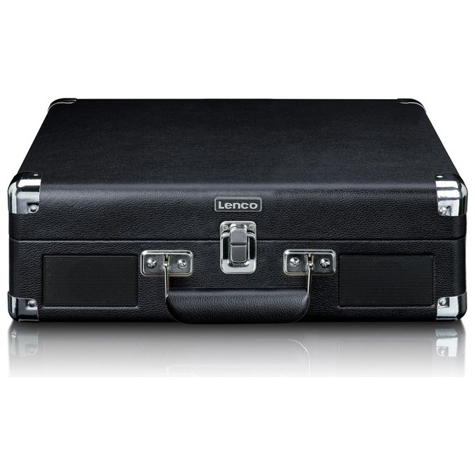 Lenco TT-115BK Giradischi con trasmissione a cinghia Manuale Bluetooth 5.0 USB Preamplificatore integrato 33 45 78 giri-min colore Nero