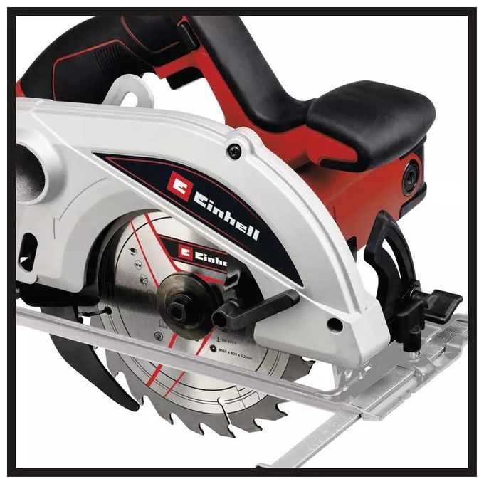 Einhell TC-CS 1250 Sega Circolare 1250 W 165 mm 5500 rpm profondita' 55 mm colore Nero Rosso