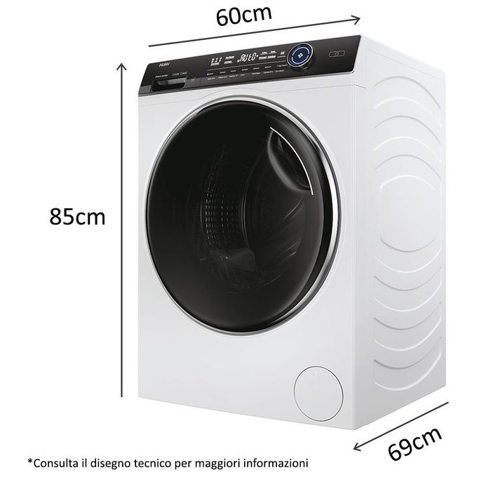 Haier I-Pro HW110-B14979EU1IT Series 7 Plus Lavatrice 11Kg 1400 Giri Classe Energetica A