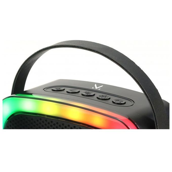 New Majestic Speaker Kara Ok Black con Microfono Funzioni Karaoke e Magic Voice