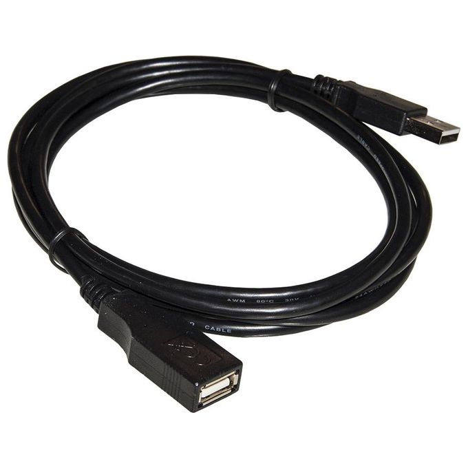 Link cavo usb 2.0 maschio-femmina rame connettore femmina isolato mt 2