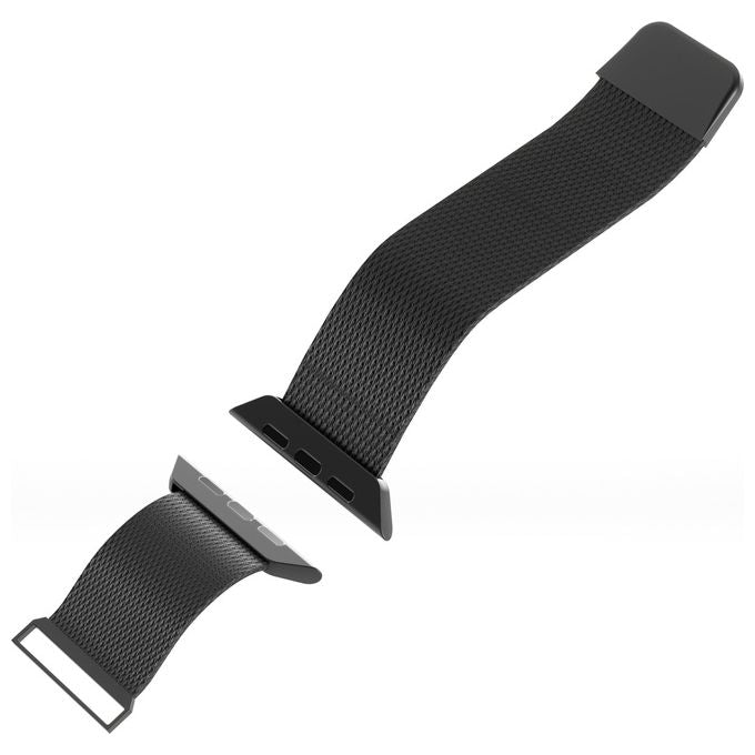 Puro AW44MILANESEBLK Cinturino Maglia Milanese per Apple Watch 42 44 45 49 mm Acciaio Inossidabile Chiusura Magnetica colore Nero