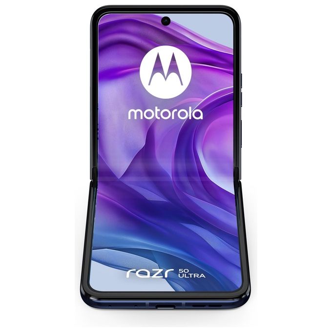 Motorola Razr 50 Ultra, 6.9 Pollici, Doppia SIM, Android 14 5G, Blu Marino