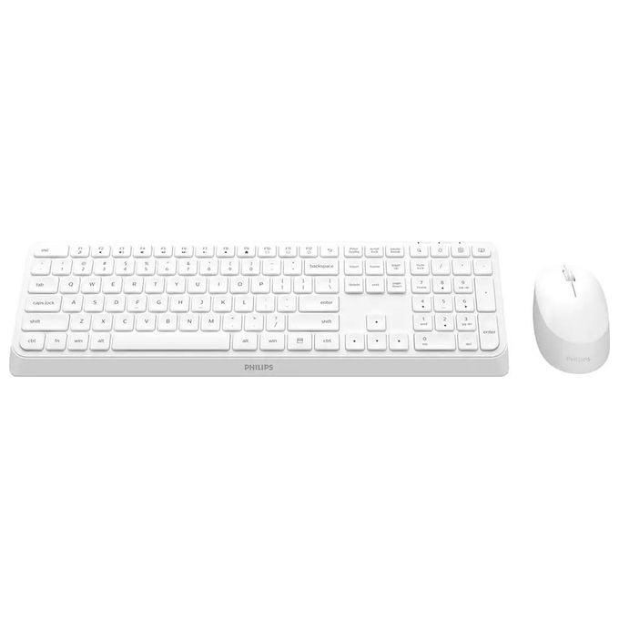 Philips 3000 series SPT6307W-34 Tastiera Mouse Incluso RF Wireless QWERTY Inglese Bianco