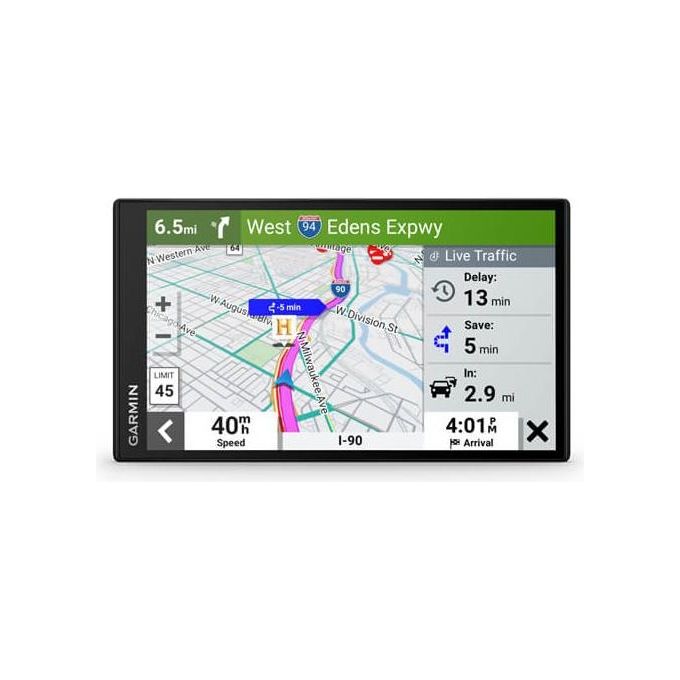 Garmin 010-02470-10 DriveSmart 76 MT-S Navigatore GPS 7'' TFT Touch Screen Mappe Europa Bluetooth Wi-Fi colore Nero